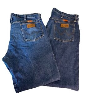 2 Pair Wrangler FR Jeans Mens 38x34 Flame Resistant Classic Fit 13MWZ Work Pants